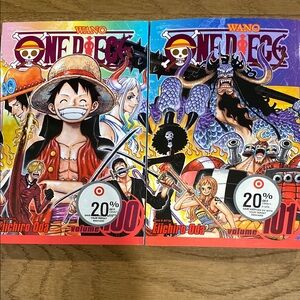 One Piece Manga Volumes 100 and 101